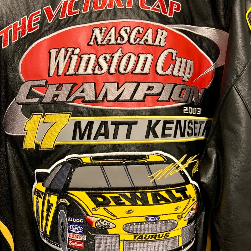 Never worn leather XL men’s Winston Cup 2003 Nascar championship jacket.